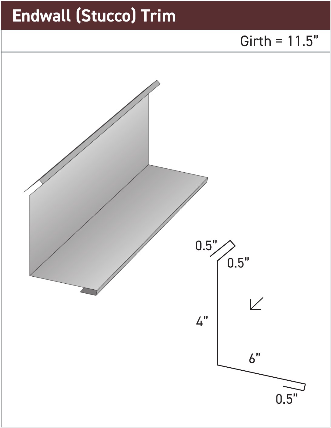 Endwall (Stucco) Trim